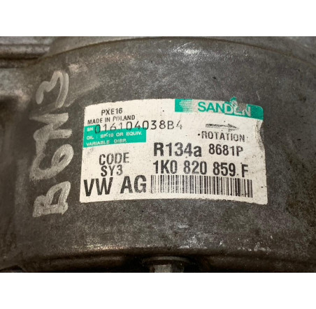 Компресор кондиціонера Volkswagen Passat B6 2.0 D. ( 1K0820859F ) 