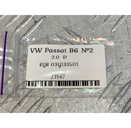 Клапан рециркуляції відпрацьованих газів (EGR) 2.0 D. VW Passat B6 ( 03G131501 ) Клапан рециркуляції відпрацьованих газів (EGR) 2.0 D. VW Passat B6 ( 03G131501 )